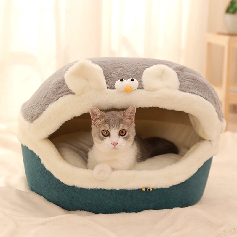 Fluffy Cat Bed House